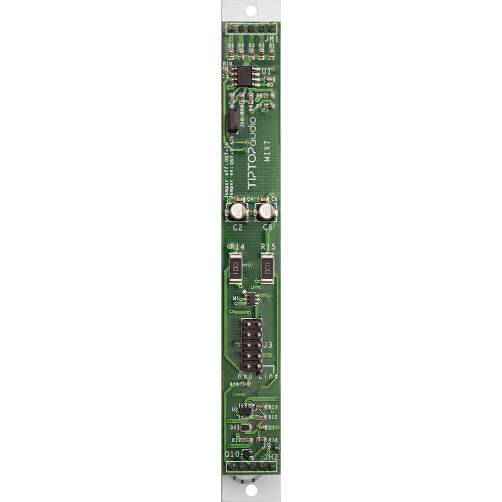TipTop Audio MX7 Passive Summing Mixer Eurorack Module (3 HP, White) - Image 3