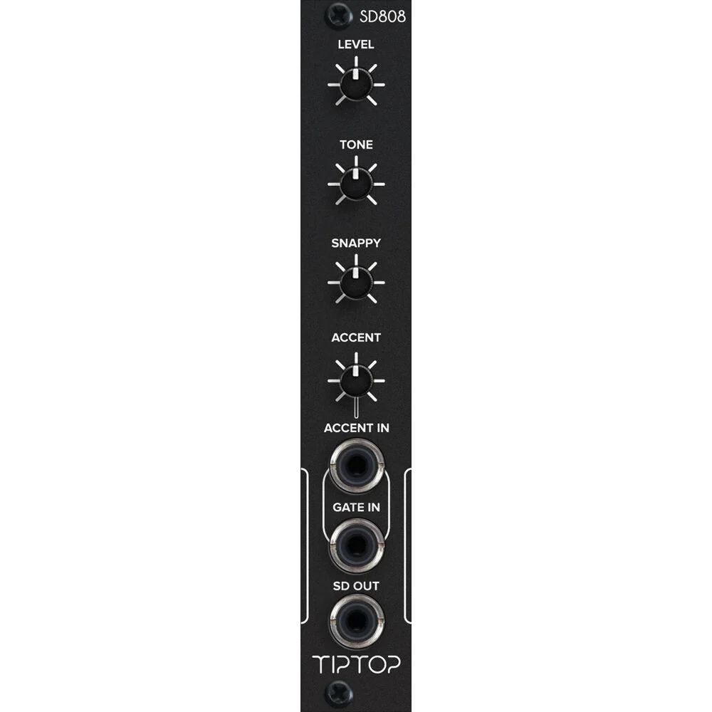 TipTop Audio SD808 Snare Drum Eurorack Module (4 HP, Black)