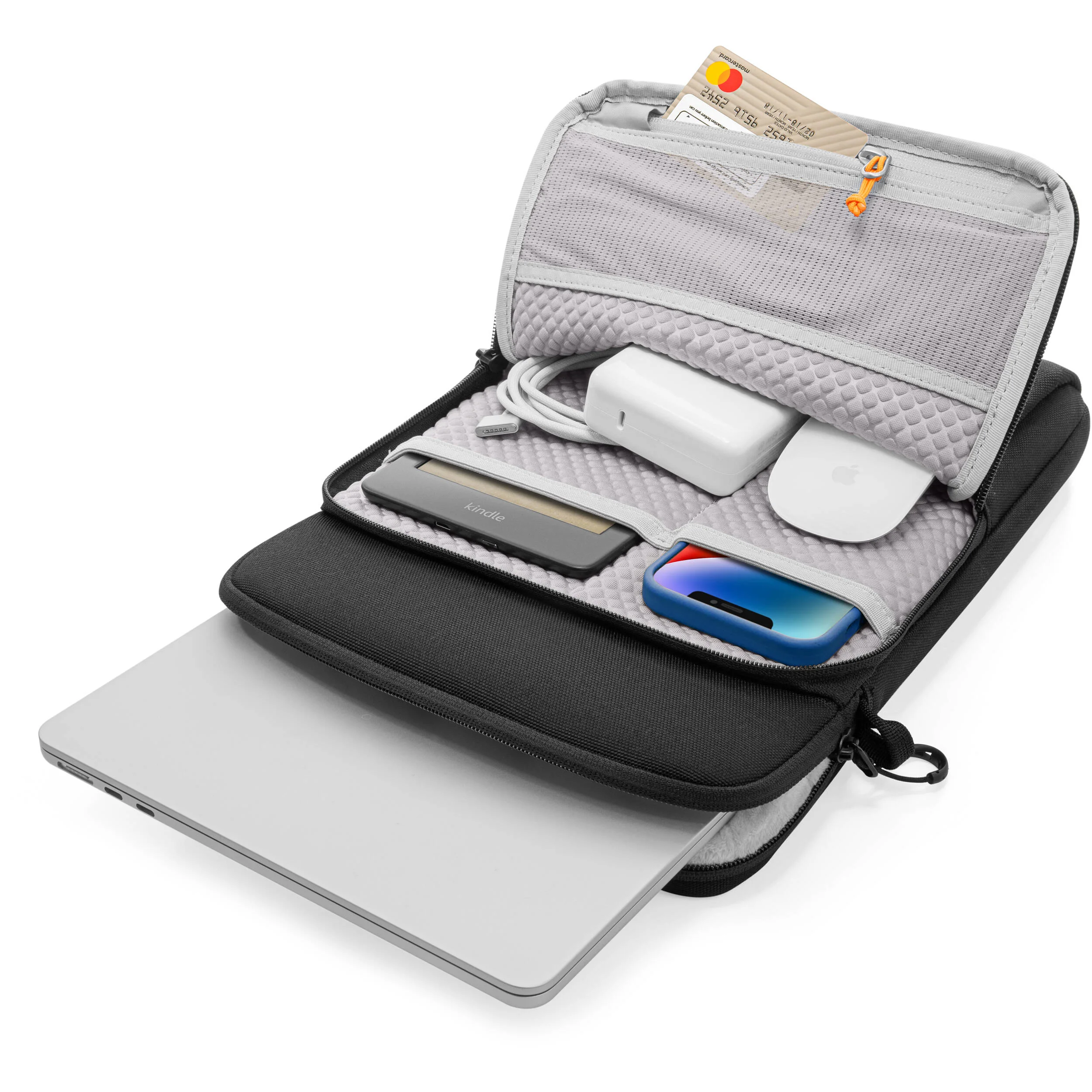 tomtoc DefenderACE-A03 Shoulder Bag for 13.5" Laptop (Black) - Image 7