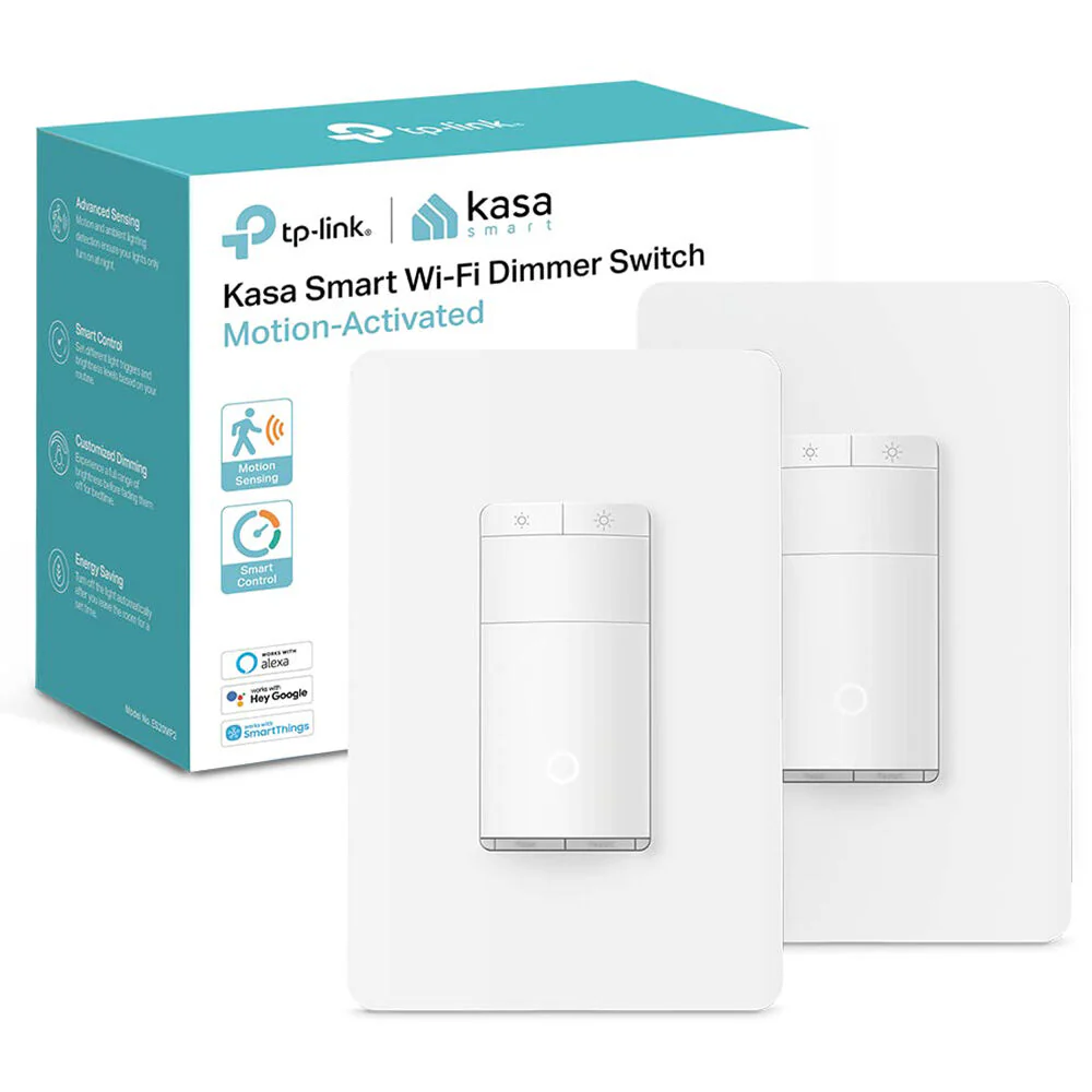 TP-Link ES20M Kasa Smart Wi-Fi Motion-Activated Dimmer Switch (4-Pack) - Image 2