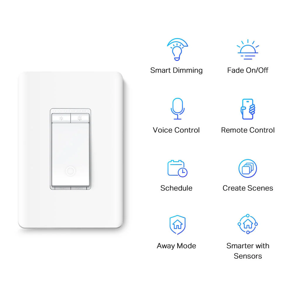 TP-Link Tapo S500D Smart Wi-Fi Light Switch & Dimmer (2-Pack) - Image 4