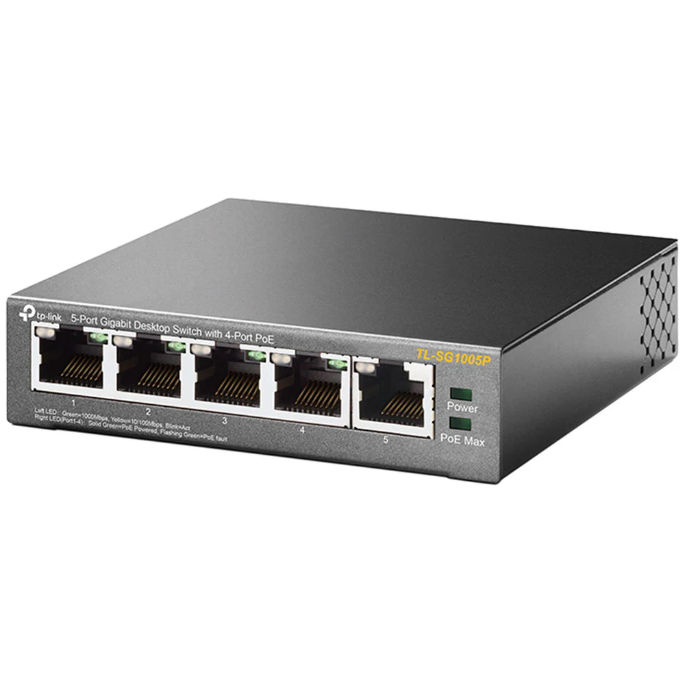 TP-Link TL-SG1005P 5-Port Gigabit PoE Unmanaged Switch - Image 4