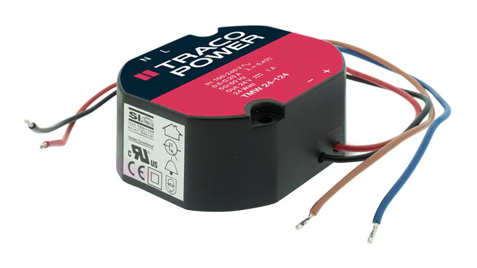 Traco Power TMW 24-124 TMW 24-124 AC/DC Enclosed Supply (PSU) ITE Household & Medical 1 Outputs 24 W V A