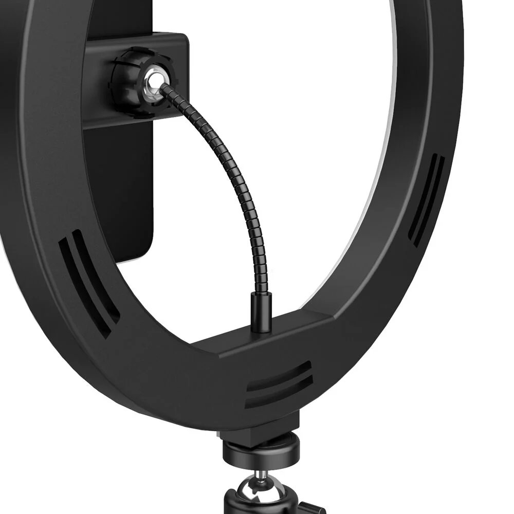 TRIGYN 10" Ring Light with Smartphone Holder and Desktop Tripod Stand - Image 4