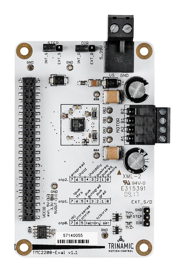Trinamic TMC2208-EVAL Evaluation Board TMC2208 Bipolar Stepper Motor Driver Up to 256 Microsteps