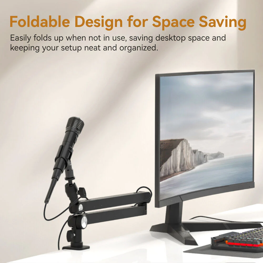 Ulanzi TM01 Microphone Boom Arm with Desk Mount - Image 6