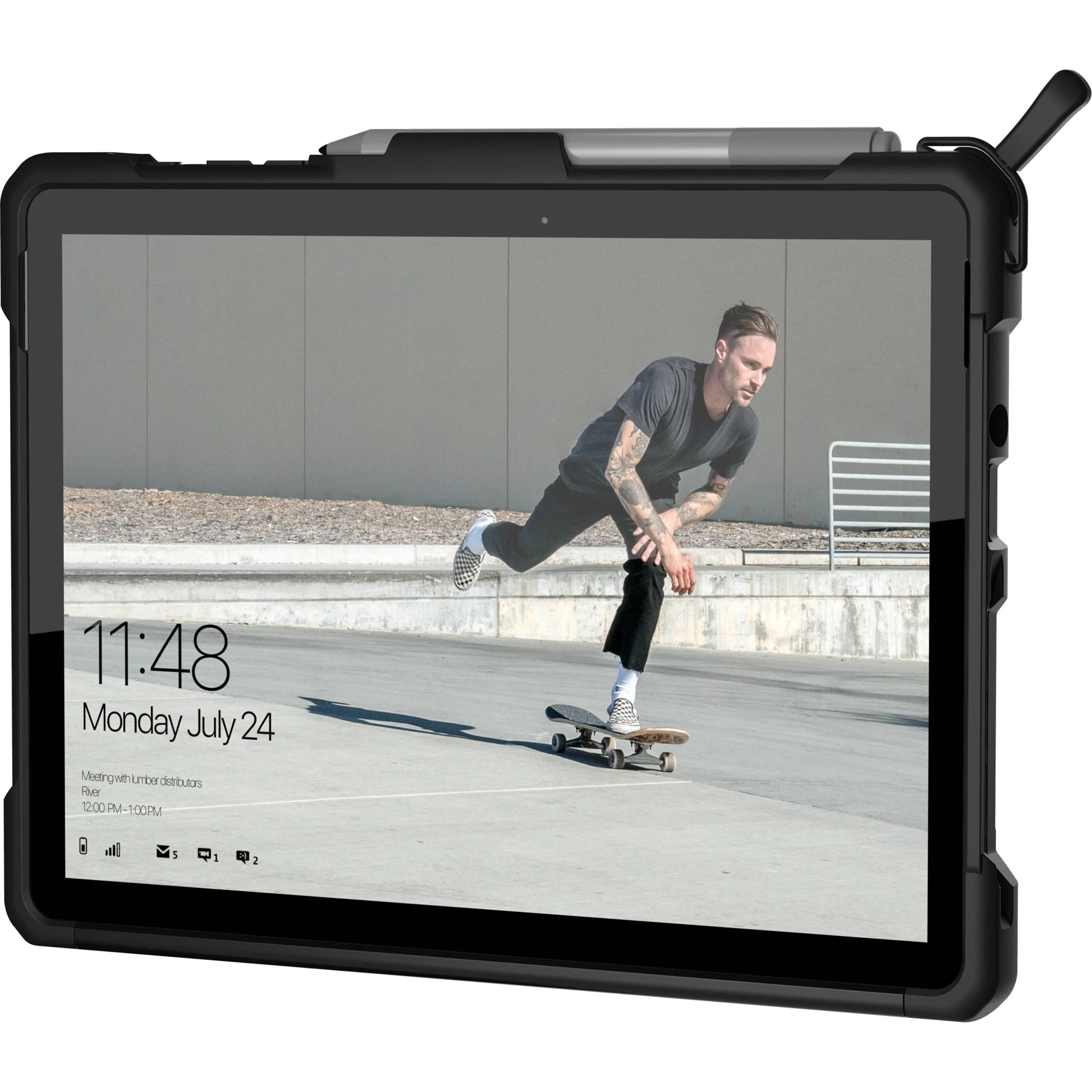 Urban Armor Gear Metropolis Case for Microsoft Surface Go (Black) - Image 7