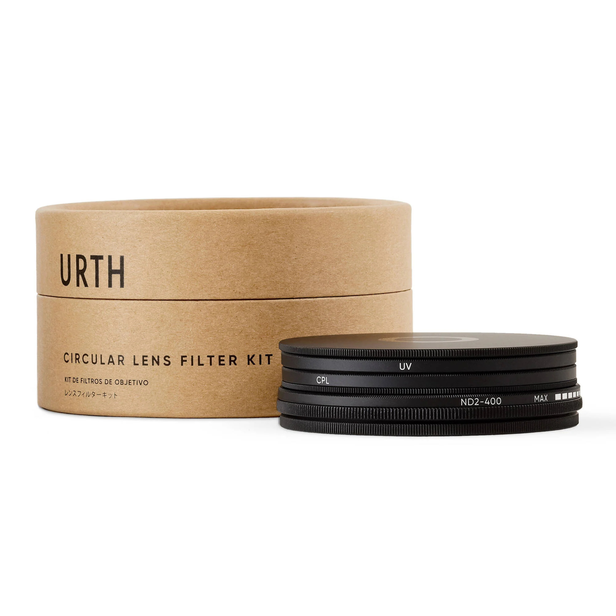 Urth 49mm UV, Circular Polarizing (CPL), ND2-400 Lens Filter Kit - Image 3