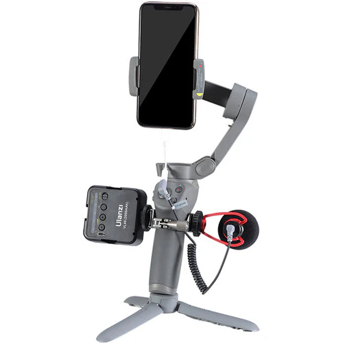 UURig Dual Cold Shoe Bracket for DJI Osmo Mobile 3 - Image 10
