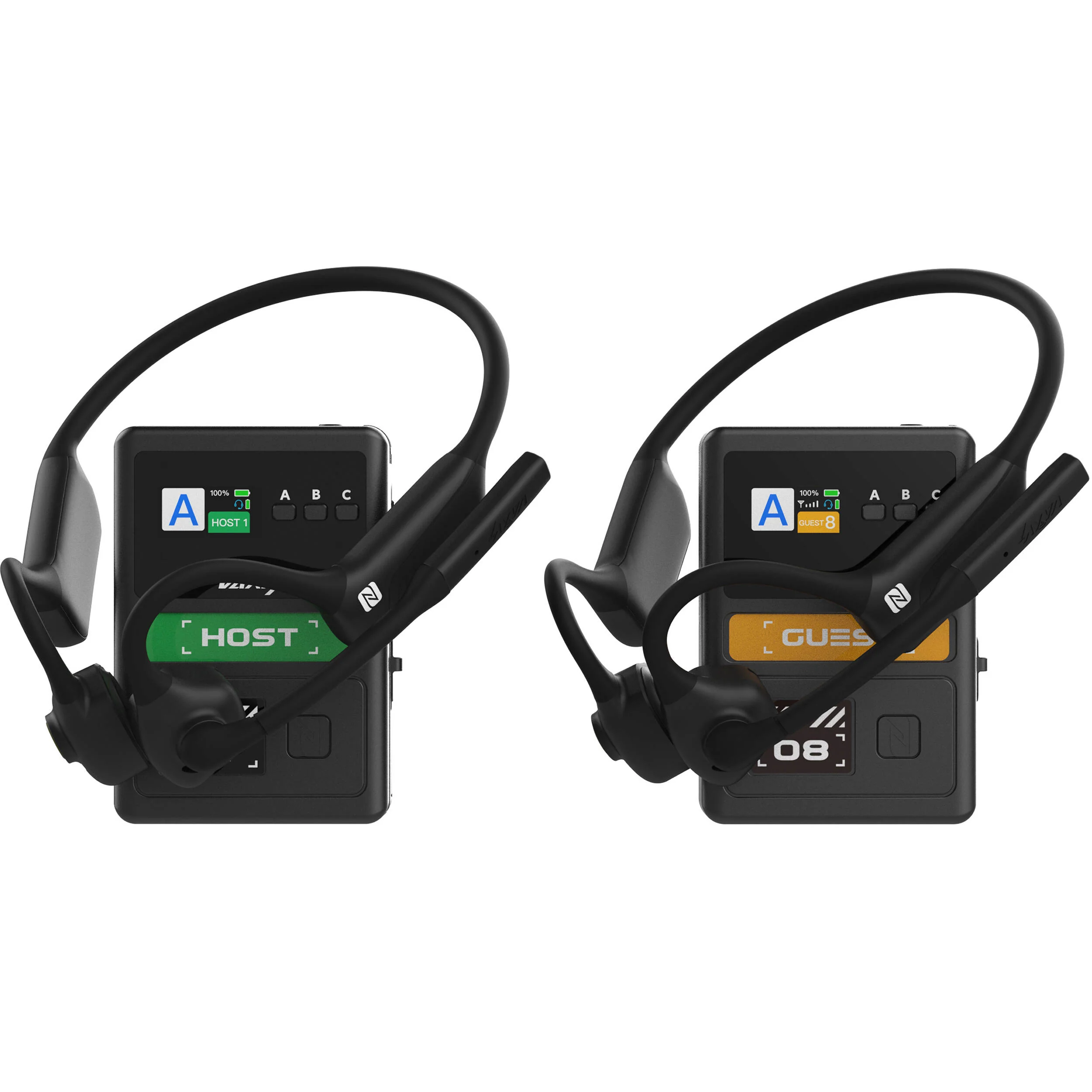 Vaxis Litecomm V1 2S Full-Duplex Wireless Intercom System with Two Headsets (1.9 GHz)