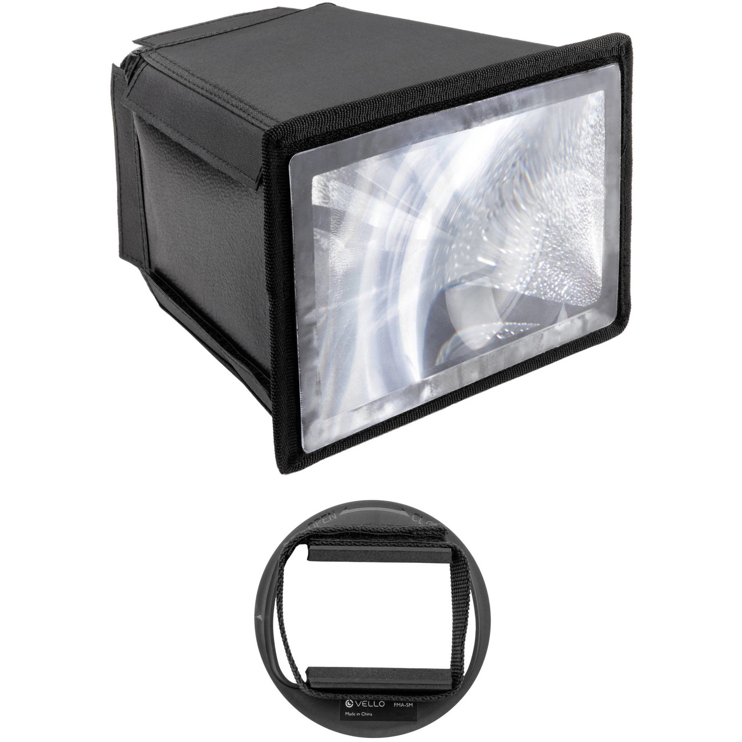 Vello Flash Multiplier-Diffuser Attachment with Small Adapter Kit - Image 2