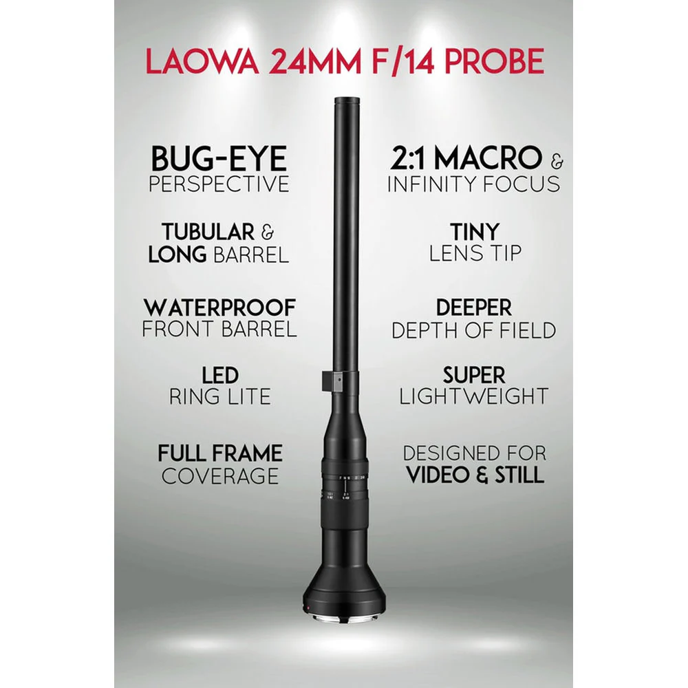 Venus Optics Laowa 24mm f/14 Probe Lens for Pentax K - Image 3