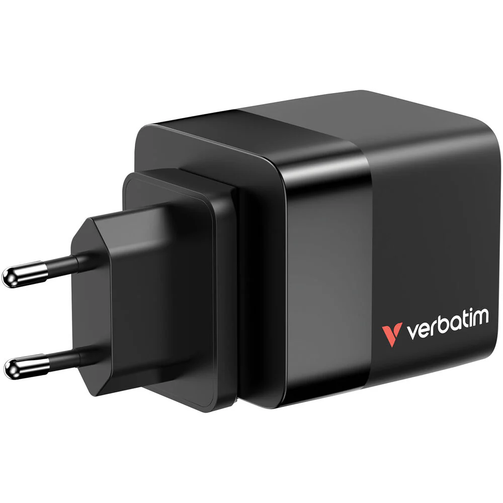 Verbatim 65W 2-Port USB GaN Charger with Retractable Cable - Image 7