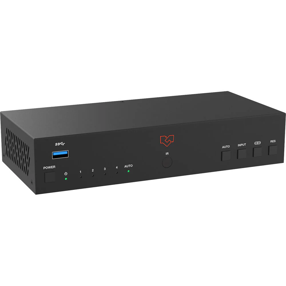 VigilLink 4x1 4K60 HDMI Seamless KVM Switcher with Multiviewer - Image 3