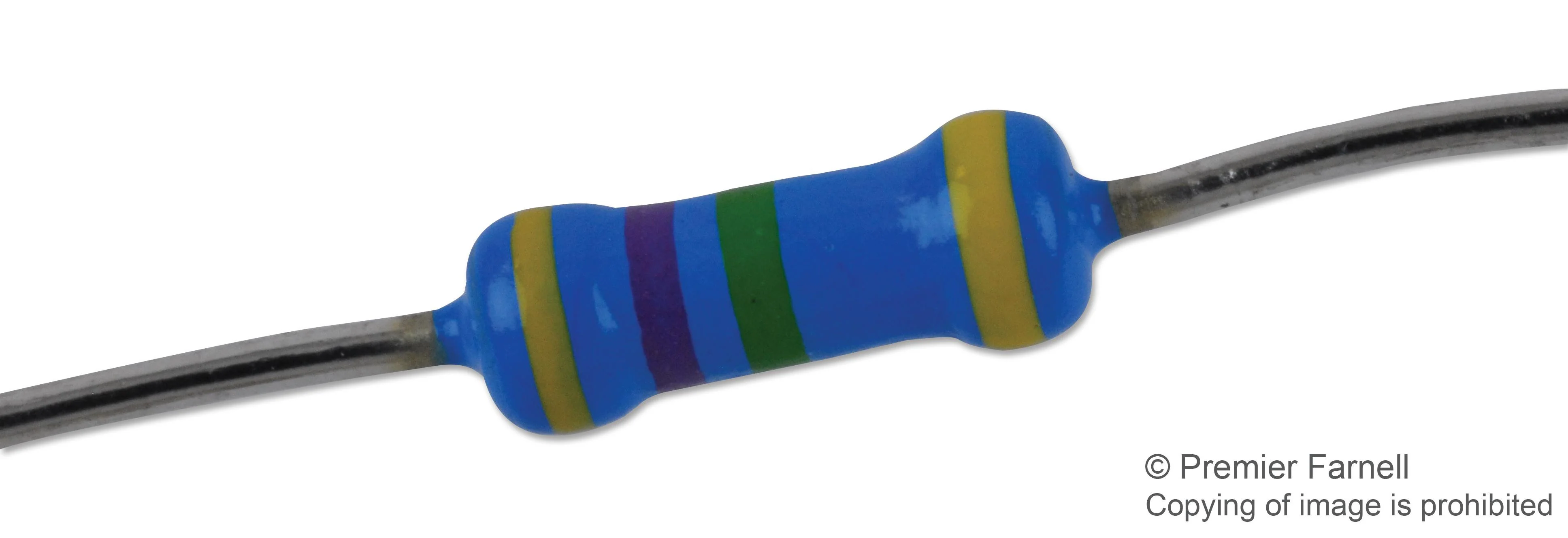VISHAY HVR2500004704JA100 Through Hole Resistor, 4.7 Mohm, 1.6 kV, Axial Leaded, 250 mW, � 5%, HVR25 Series