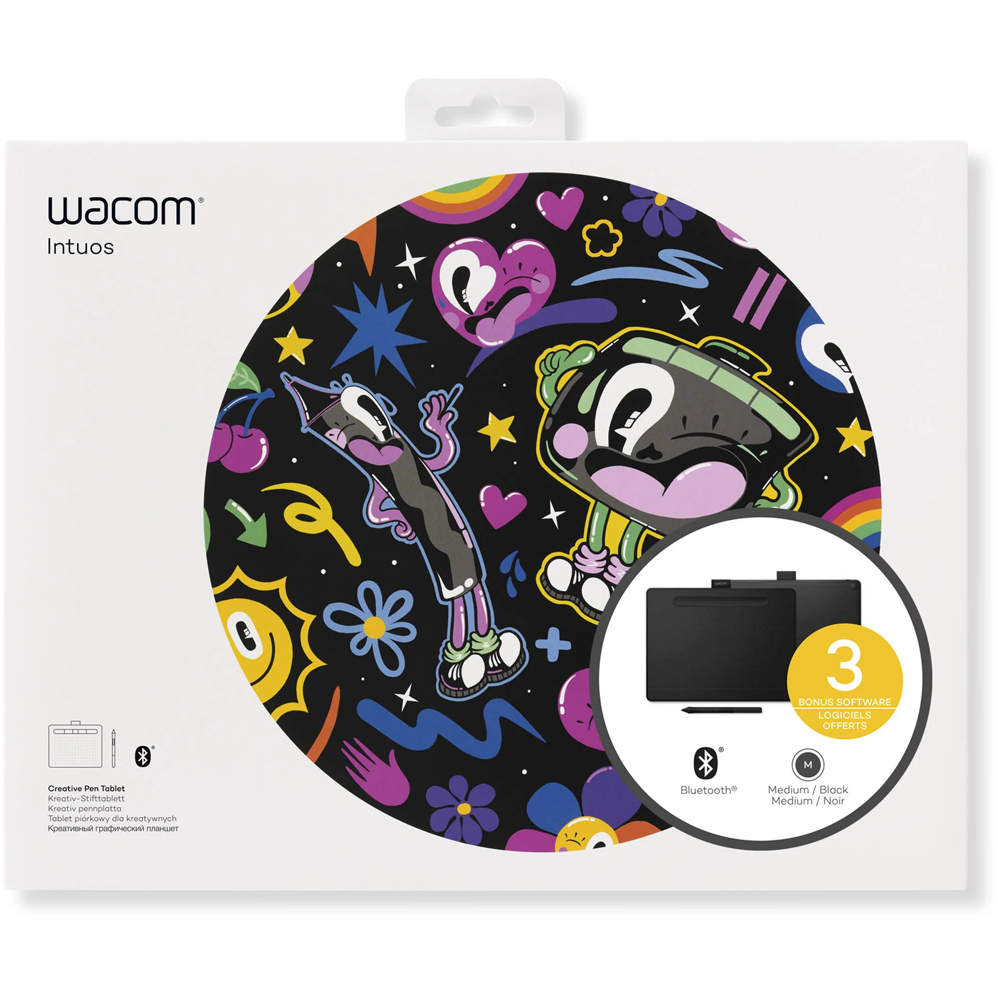 Wacom Intuos Bluetooth Creative Pen Tablet (Medium, Black) - Image 7