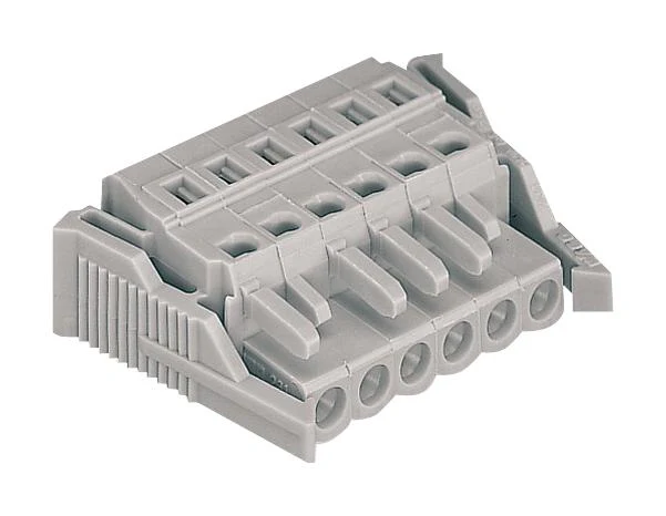 Wago 231-102/037-000 Pluggable Terminal Block 5 mm 2 Ways 28AWG to 12AWG 2.5 mm² Clamp 16 A