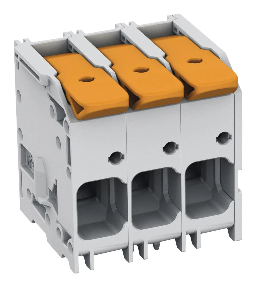 Wago 2616-1105/020-000 Wire-To-Board Terminal Block 10 mm 5 Ways 18 AWG 4 16 mm² Push In Lock