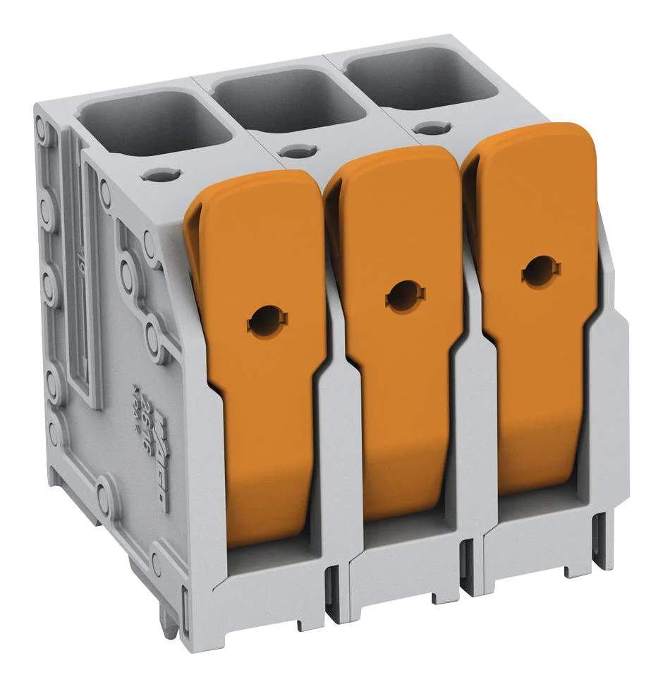 Wago 2616-3105/020-000 Wire-To-Board Terminal Block 10 mm 5 Ways 18 AWG 4 16 mm² Push In Lock