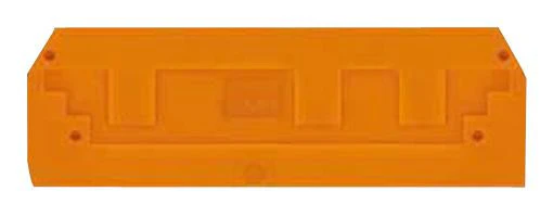 WAGO 284-308 TERMINAL BLOCK END/INTERMED PLATE, 2.5MM THK, /GREY