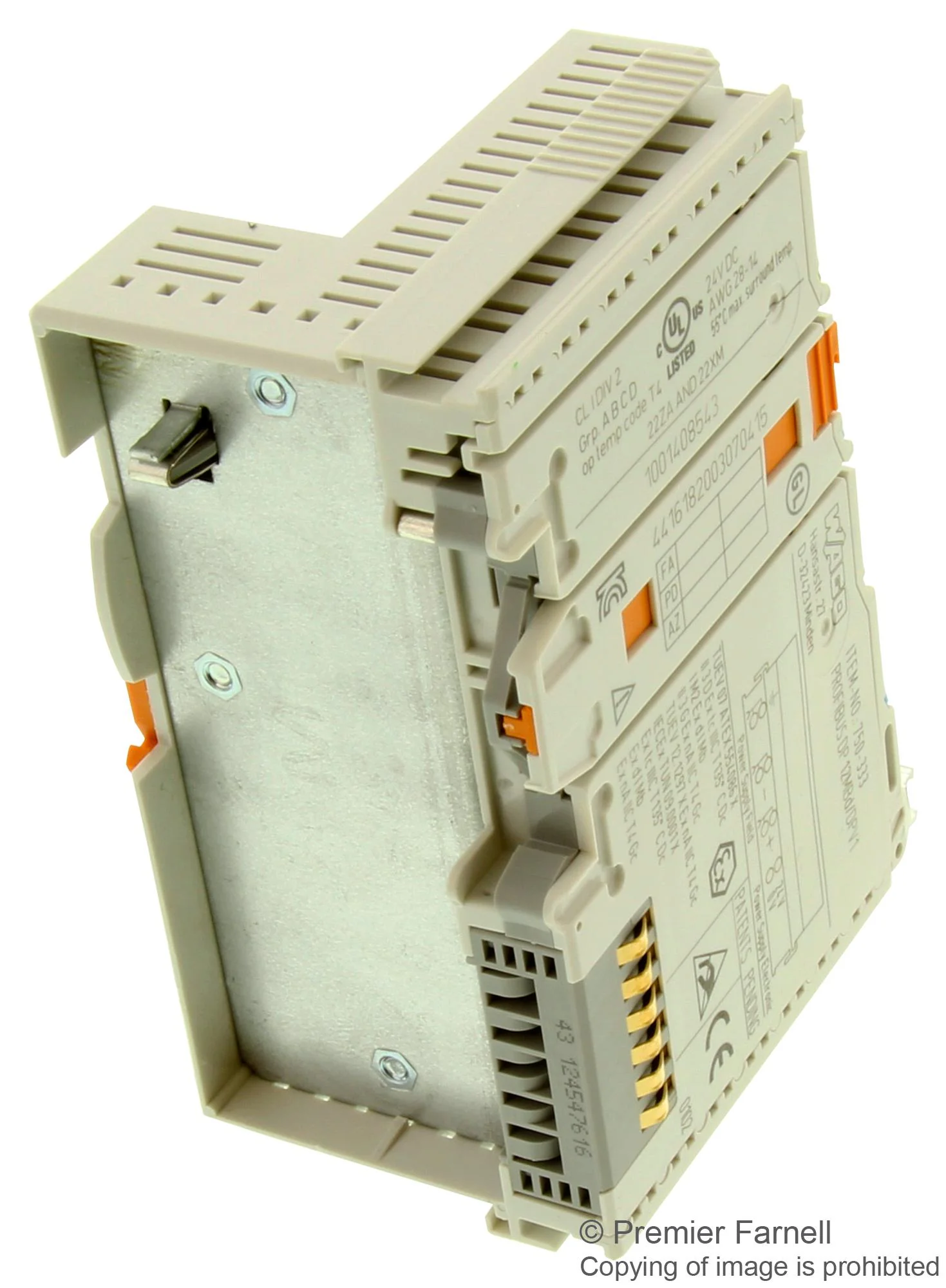 Wago 750-333 750-333 Fieldbus Coupler Profibus DP V1750 Series Digital and Analog Signals 12 Mbaud - Image 2