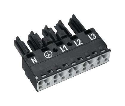 WAGO 770-205 Pluggable Terminal Block, 10 mm, 5 Ways, 20AWG to 12AWG, 4 mm², Push In, 25 A - Image 2