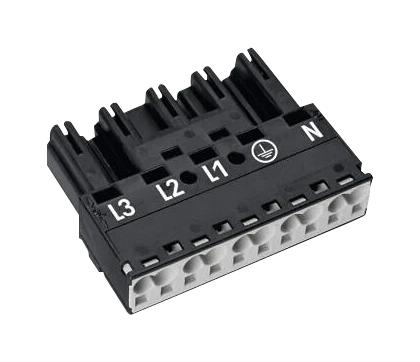 WAGO 770-215 Pluggable Terminal Block, 10 mm, 5 Ways, 20AWG to 12AWG, 4 mm&sup2;, Push In, 25 A - Image 2