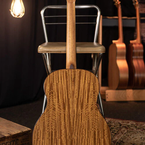 Washburn Novo S9 Bella Tono Studio Acoustic Guitar (Gloss Charcoal Burst) - Image 5