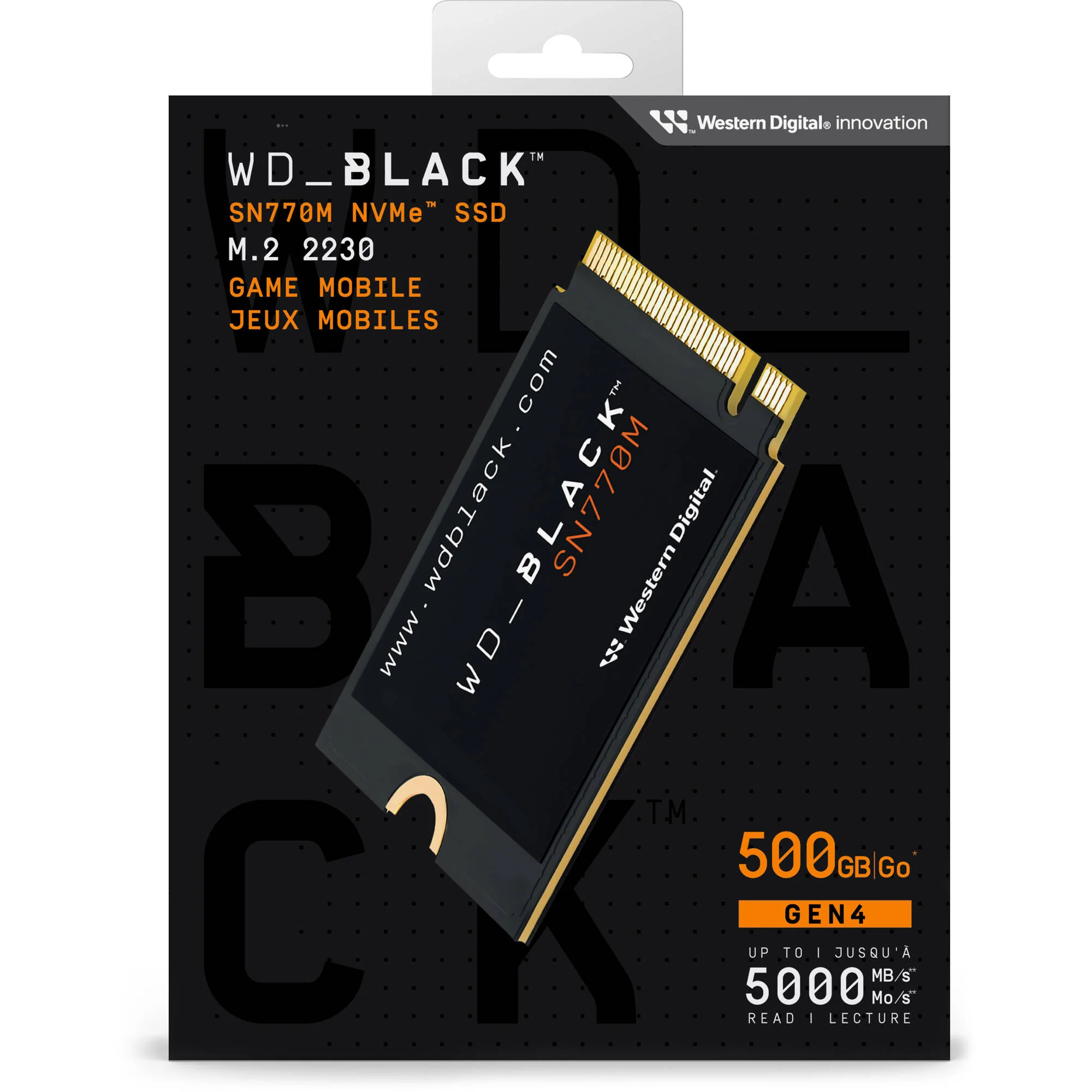 WD 500GB WD_Black SN770M NVMe PCIe 4.0 M.2 Internal SSD - Image 5