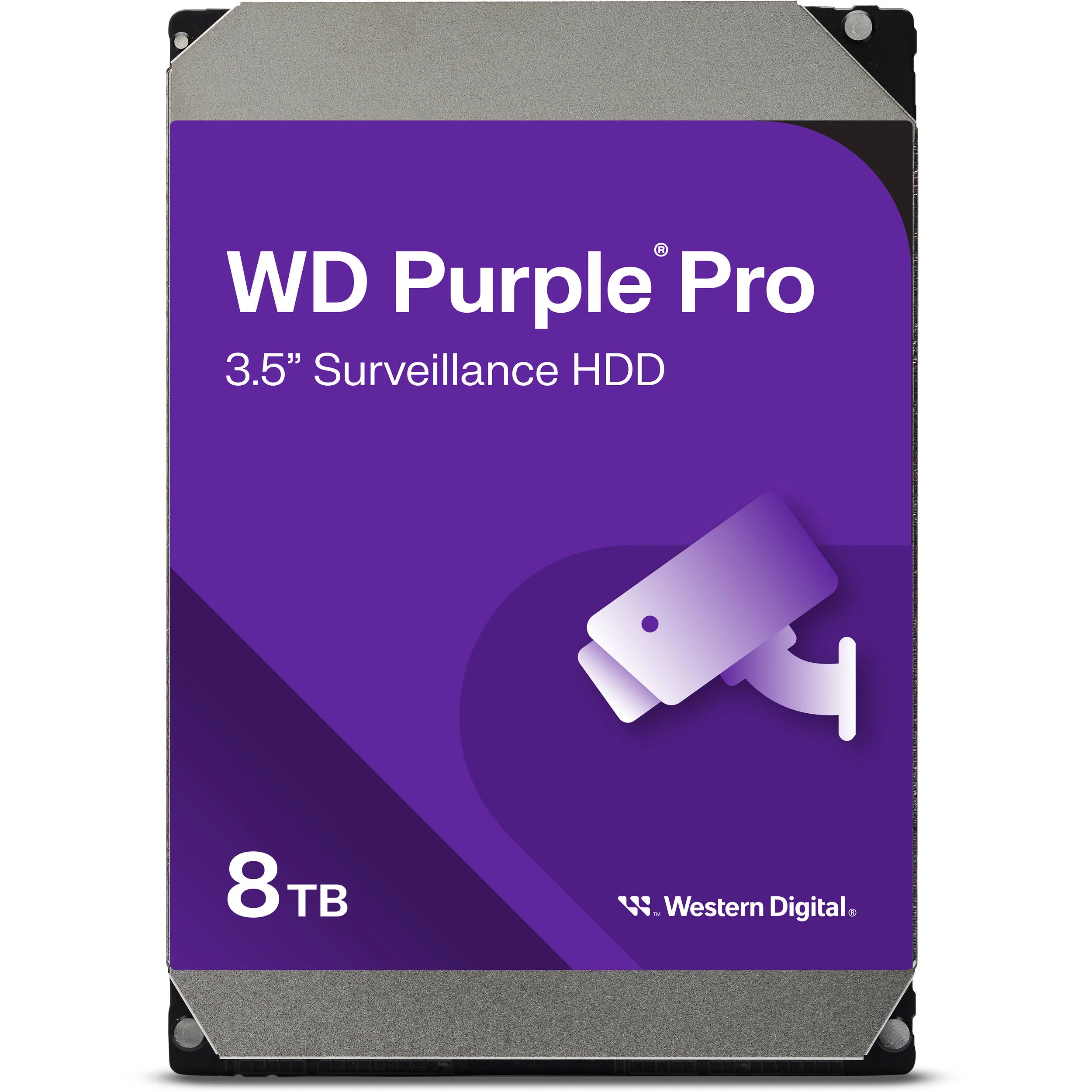 WD 8TB Purple Pro 7200 rpm SATA III 3.5" Internal Surveillance Hard Drive (OEM) - Image 2