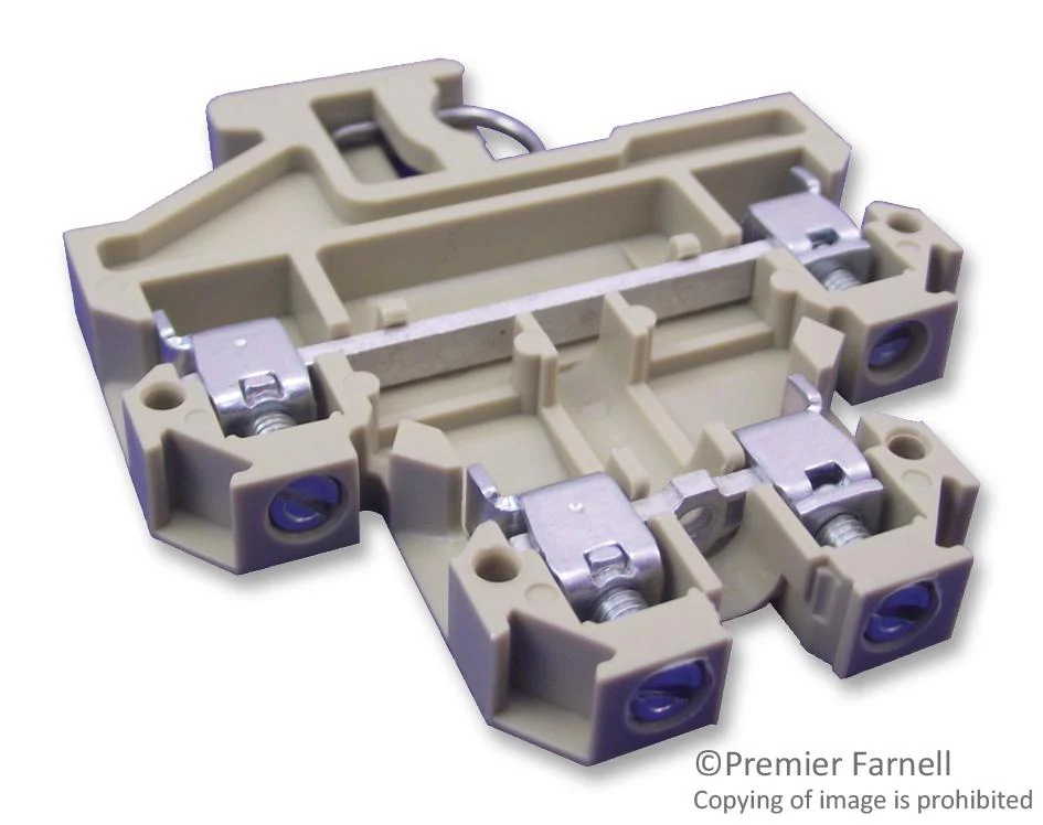 Weidmuller 035546 DK4 035546 DK4 DIN Rail Mount Terminal Block 4 Ways 26 AWG 12 mm&Acirc;&sup2; Screw 32 A - Image 2