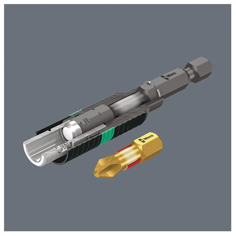 Wera 05056712001 Hex Driver Bit Pozidriv PZ2 25 mm Overall - Image 8