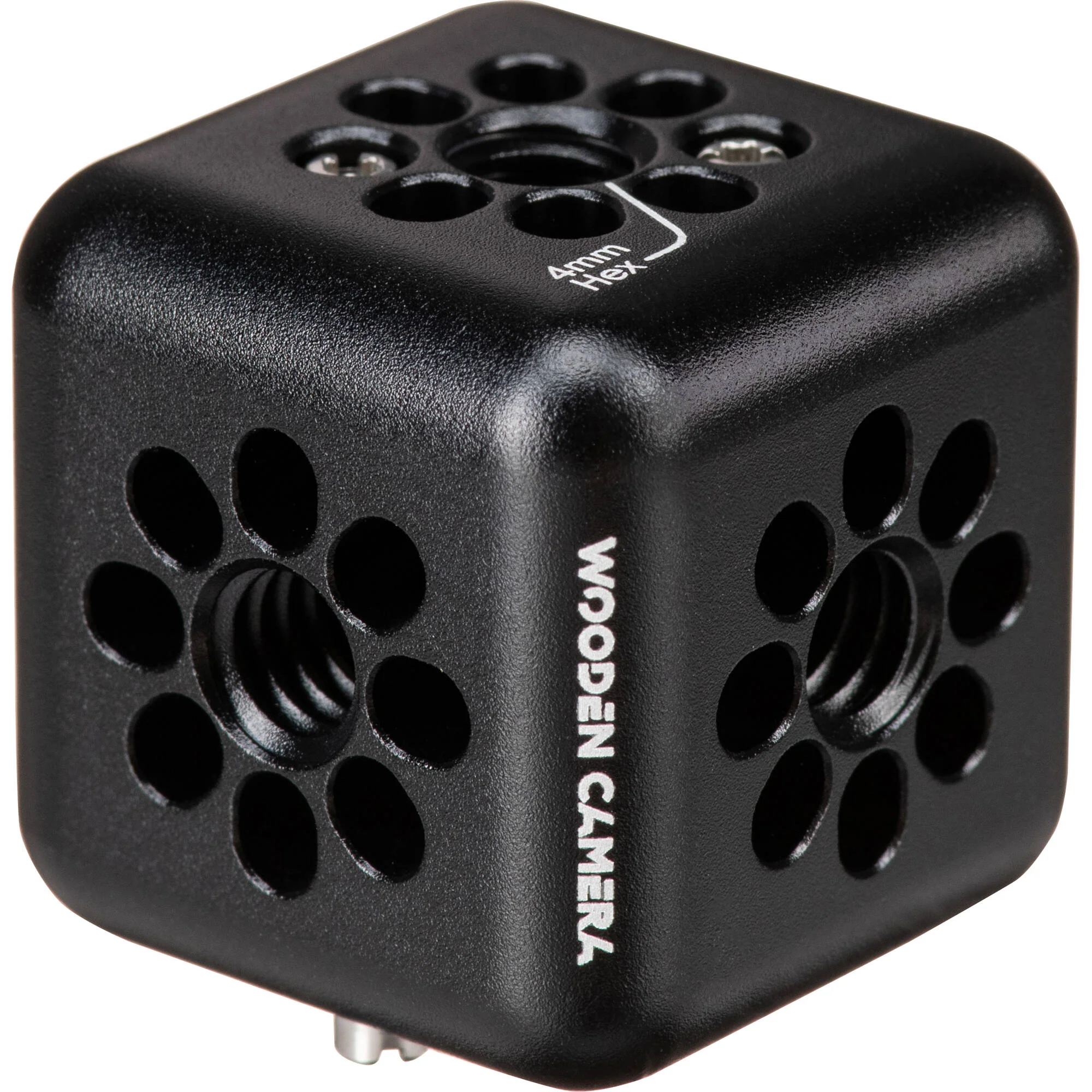 Wooden Camera Accessory Cube (3/8"-16 Screw, 1/4"-20 Threads) - Image 4
