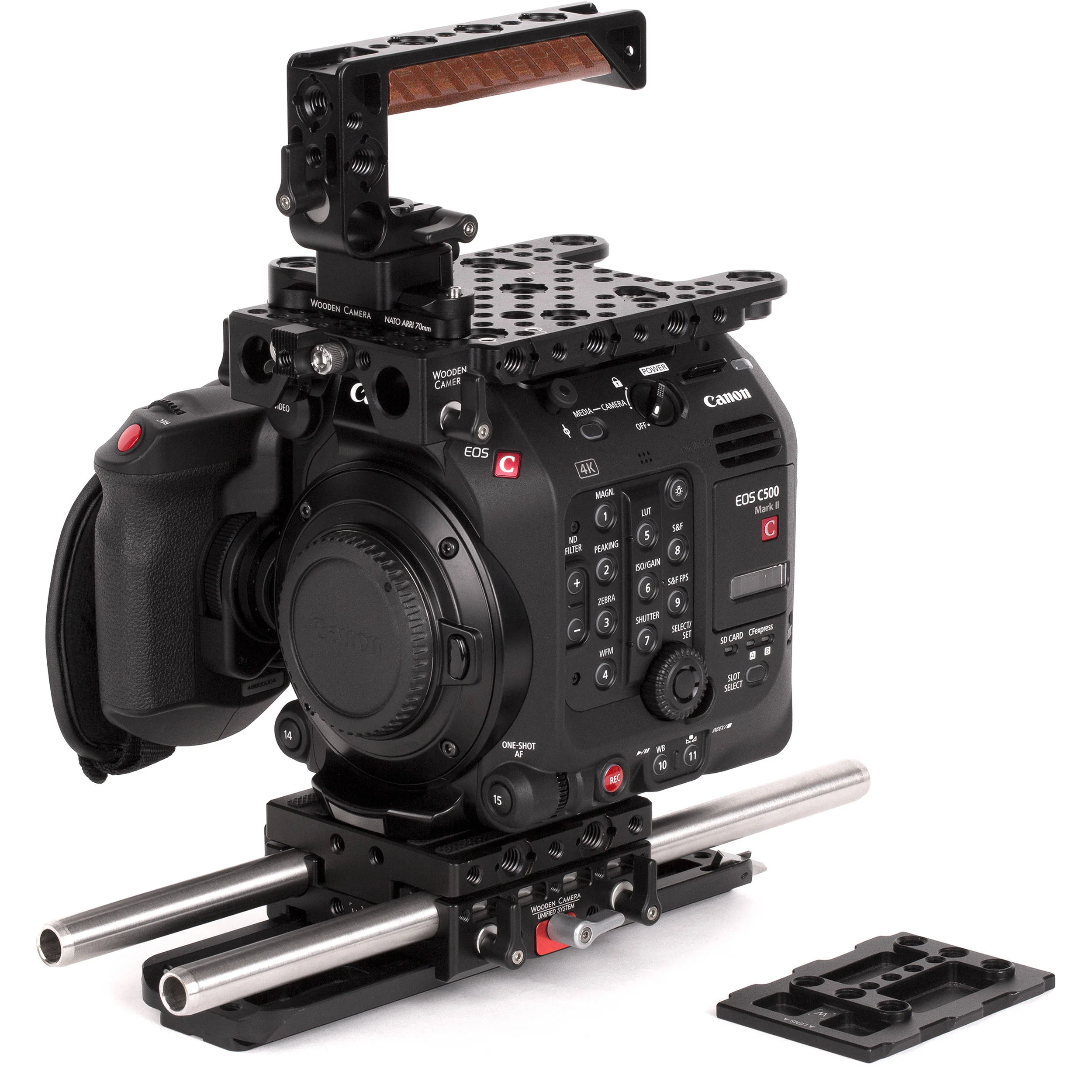 Wooden Camera Unified Accessory Kit for Canon C500 Mark II (Advanced) - Image 2