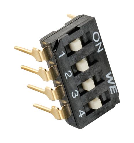 Wurth Elektronik 418127270902 418127270902 DIP / SIP Switch 2.54mm 2 Circuits Raised Slide Through Hole SPST-NO 24 V 25 mA - Image 2
