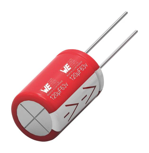 Wurth Elektronik 860040573003 Electrolytic Capacitor 56 µF 35 V ± 20% Radial Leaded 5000 Hours @ 105°C Polar New - Image 2