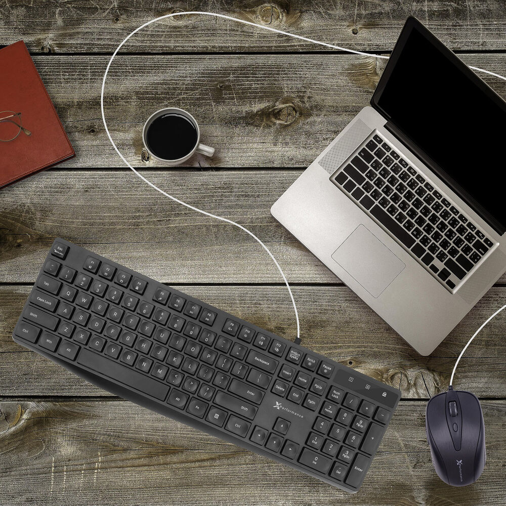 X9 Performance Full-Size USB Keyboard and Mouse with Mouse Pad for Windows - Image 2