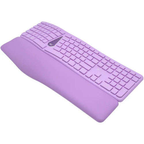 X9 Performance Multi-Device Wireless Ergonomic Keyboard and Mouse Combo (Purple) - Image 3