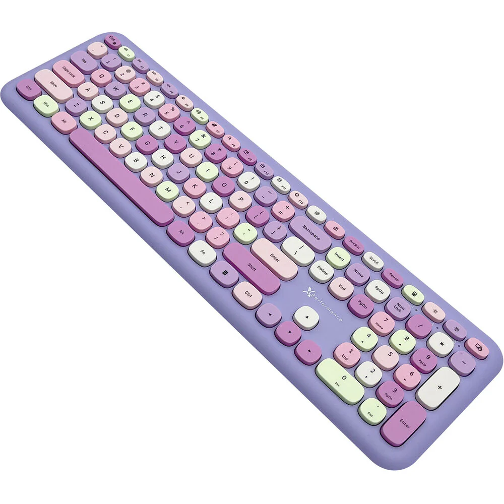 X9 Performance Wireless Keyboard and Mouse (Purple) - Image 4
