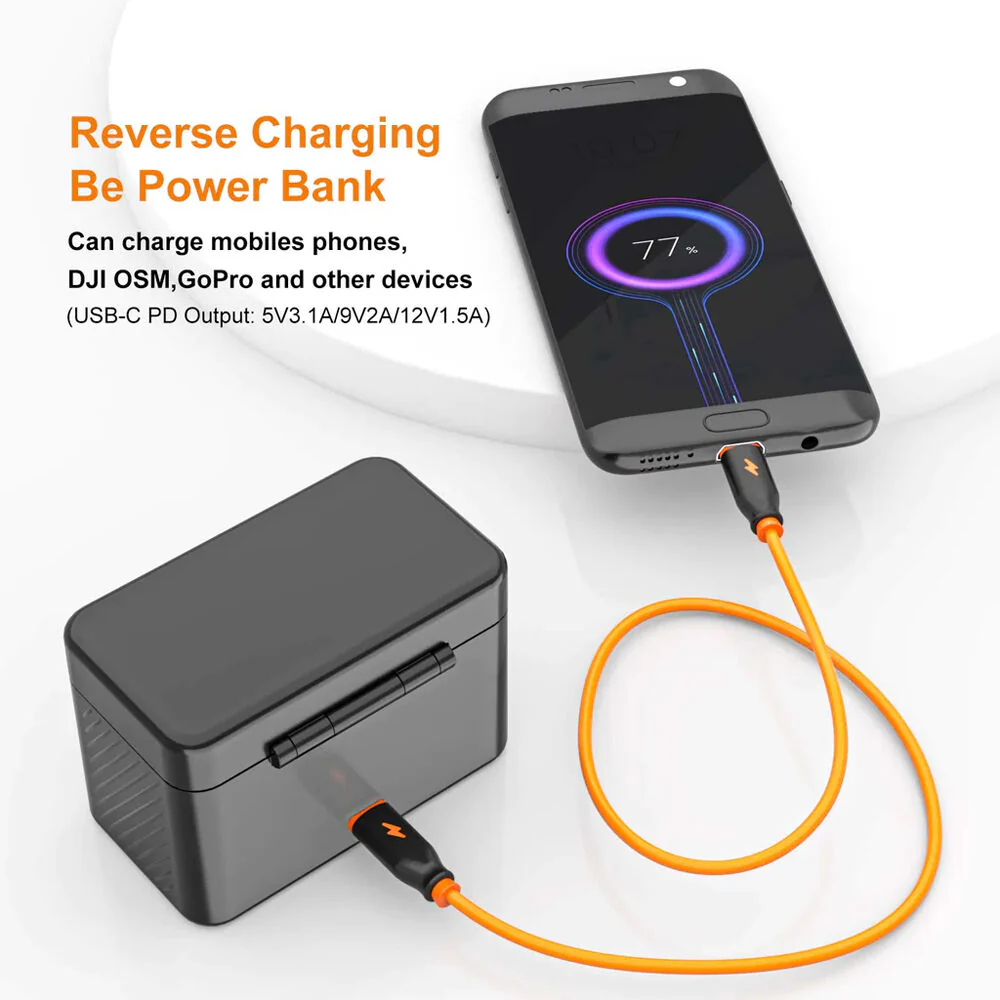 ZGCINE Charging Case for Sony NP-BX1 Battery with 2-Charging Slots - Image 4