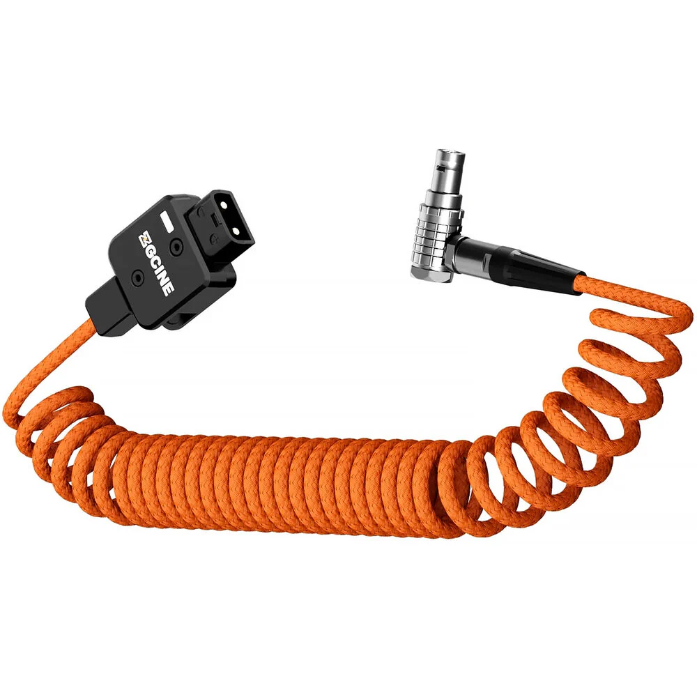 ZGCINE DT-LM D-Tap to 2-Pin LEMO Coiled Power Cable (23.6") - Image 7